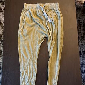 Bassike Olive Pants XS